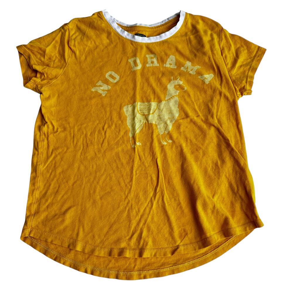 Old Navy Girls No Drama Llama Tee - Size Large